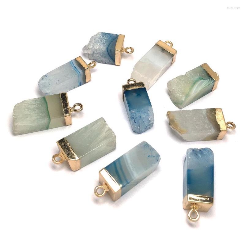 

Pendant Necklaces Natural Stone Irregular Crystal Agates Charm Pendants For Jewelry Making DIY Necklace Accessories Gift Women Men 1PC