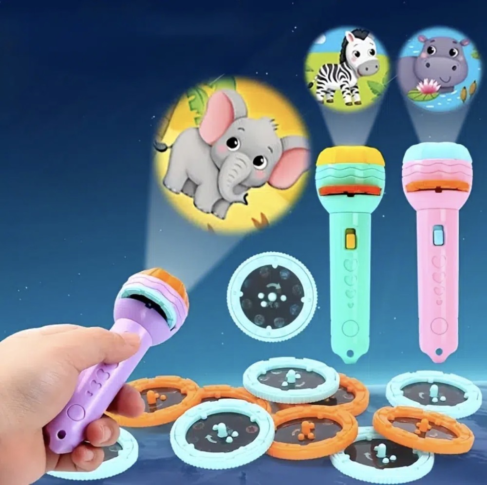 

1pc Flashlight Projectors Early Education Toys Children's Holiday Birthday Christmas Gift