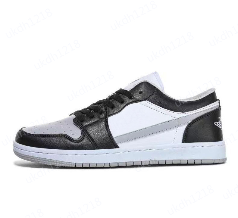 

shoes Low Jumpman 1 Shadow 553558 039 BLACK LIGHT SMOKE GREY WHITE golf shoes tennis mens designer trainers Schoenen
