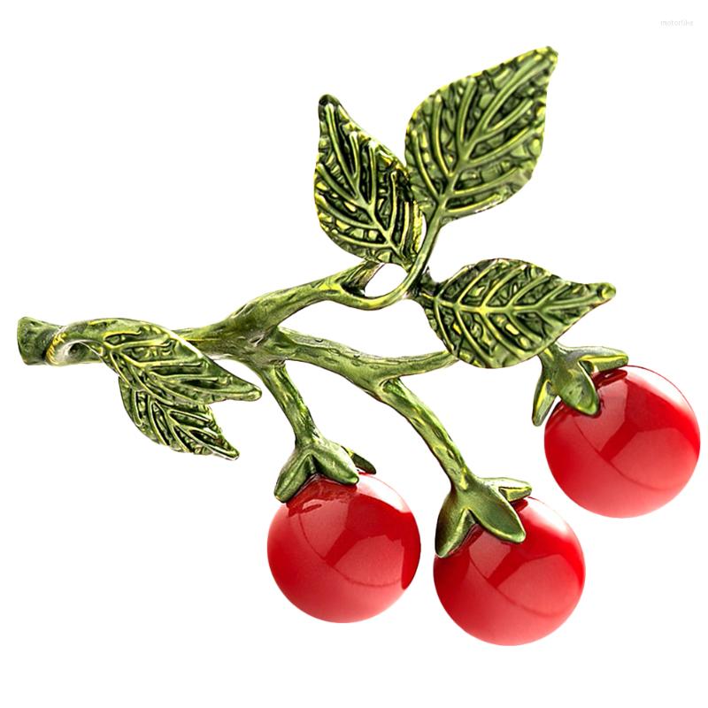 

Brooches 1Pc Creative Cherry Shpaed Multipurpose Costume Props For Decoration
