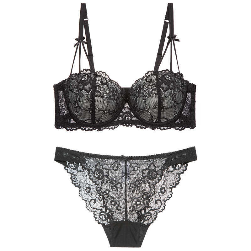 

Ladies Bra Set Lovely Beautiful Cute Women Underwear Sexy Lingerie, Black