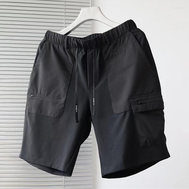 

Men's Shorts Y3 23SS Summer Men's Casual Autograph Printing Fashion Drawstring Overalls, Black