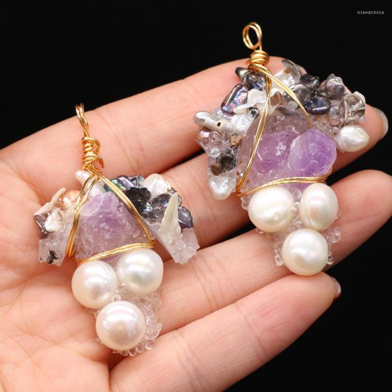 

Pendant Necklaces Style Natural Freshwater Pearl Irregular Winding Stone For Jewelry Making DIY Necklace Bracelet Accessory