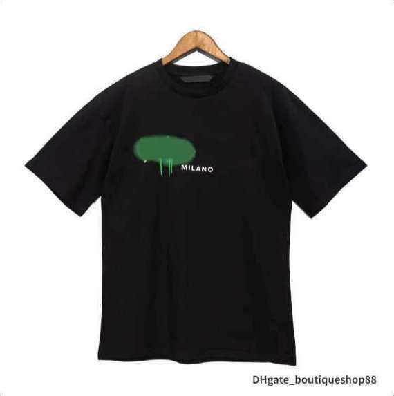 

Luxury Men's T shirts tShirt palms palmangel City Designer Limited Inkjet Graffiti Letter Printing Mens Womans Sailboat Short-sleeved Casual 11