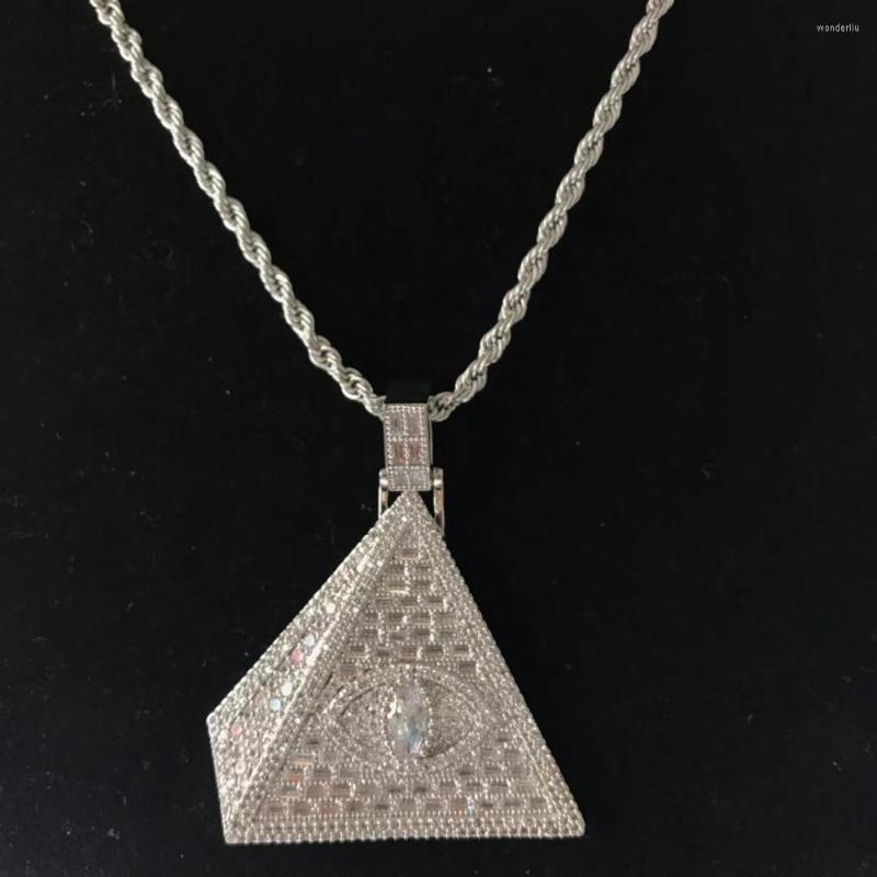 

Pendant Necklaces Pyramid Eye Triangle Necklace Jewelry