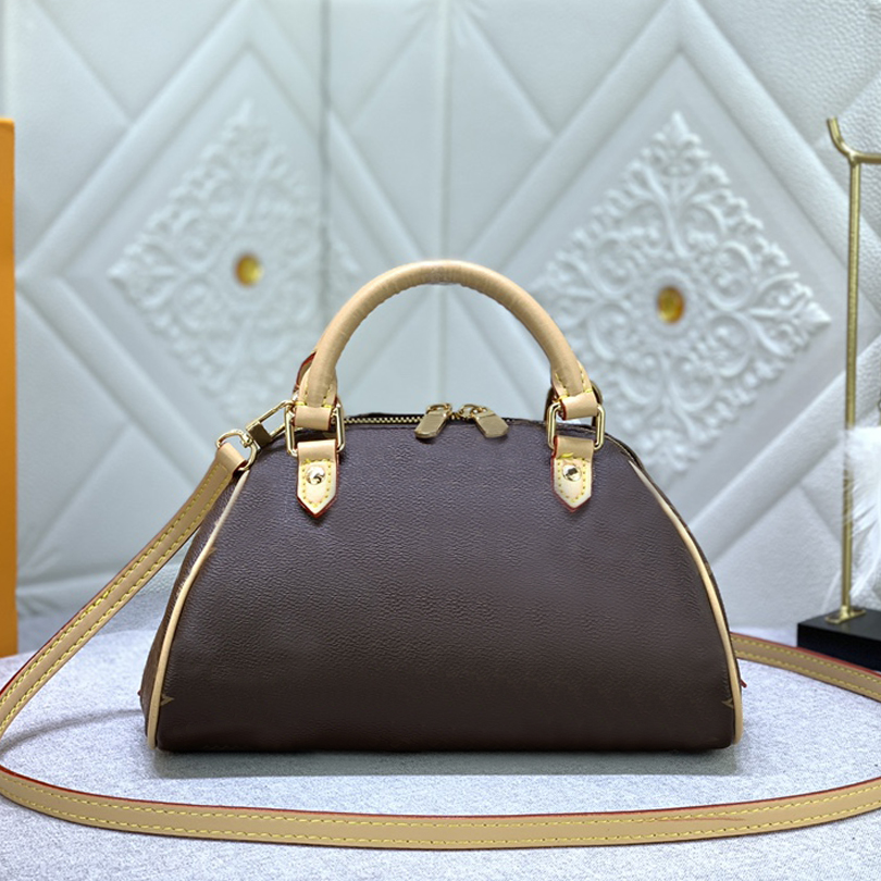

7A Designer Pillow Bags Flower Letter Small Ingot Tote Vintage Brown Women Crossbody Mini Handbags, Brown plaid