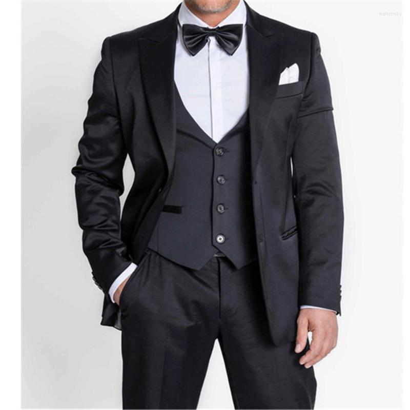

Men's Suits Black Formal Men Suit Slim Fit Bespoke Groom Tuxedo Blazer For Wedding Prom Costume Homme Men's 3 Piece, Blue