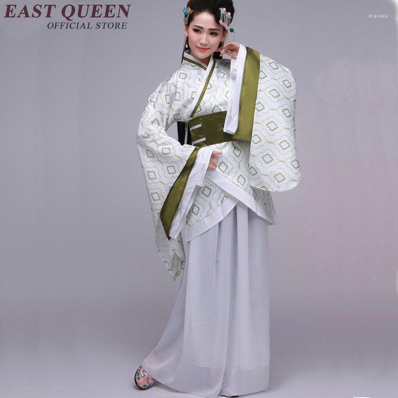 

Stage Wear Chinese Folk Dance Costume Clothing Hanfu Ancient Fan Traditional Costumes KK1323