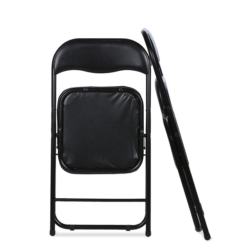 

Folding chair Patio Benches Household plastic dining chairs Outdoor portable activities Meeting Training staff back computer seating stool