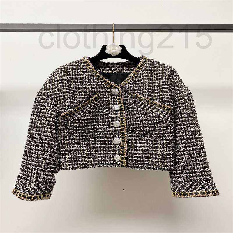 

Women' Wool & Blends Designer French 21 autumn and winter new heavy industry tweed small fragrant coat N2AF, Picture decor