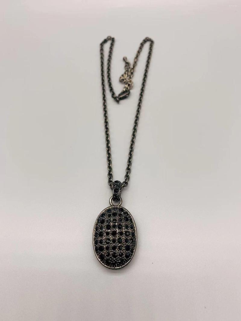 

Pendant Necklaces Le Han Jewelry Cable Oval Neckalce With Cubic Zirconia 18 Inch