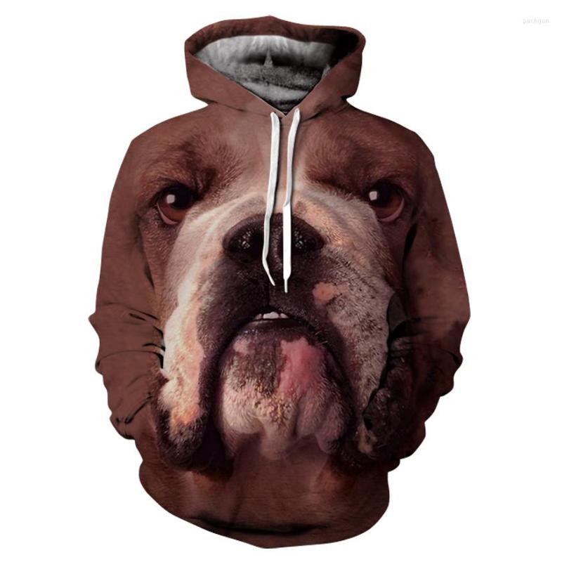 

Men's Hoodies High Quality 3D Printing Casual Long Sleeve Hoodie Fashion Design For Men And Women Animal Dog, Picture color