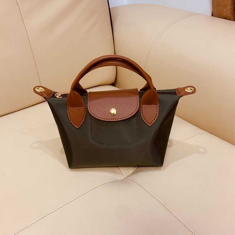 

Versatile Bag Waterproof Fashion French Women One-shoulder Casual Nylon Dragon Handbag 70th Anniversary Dumpling Inlaid Cross-body, Lafite red