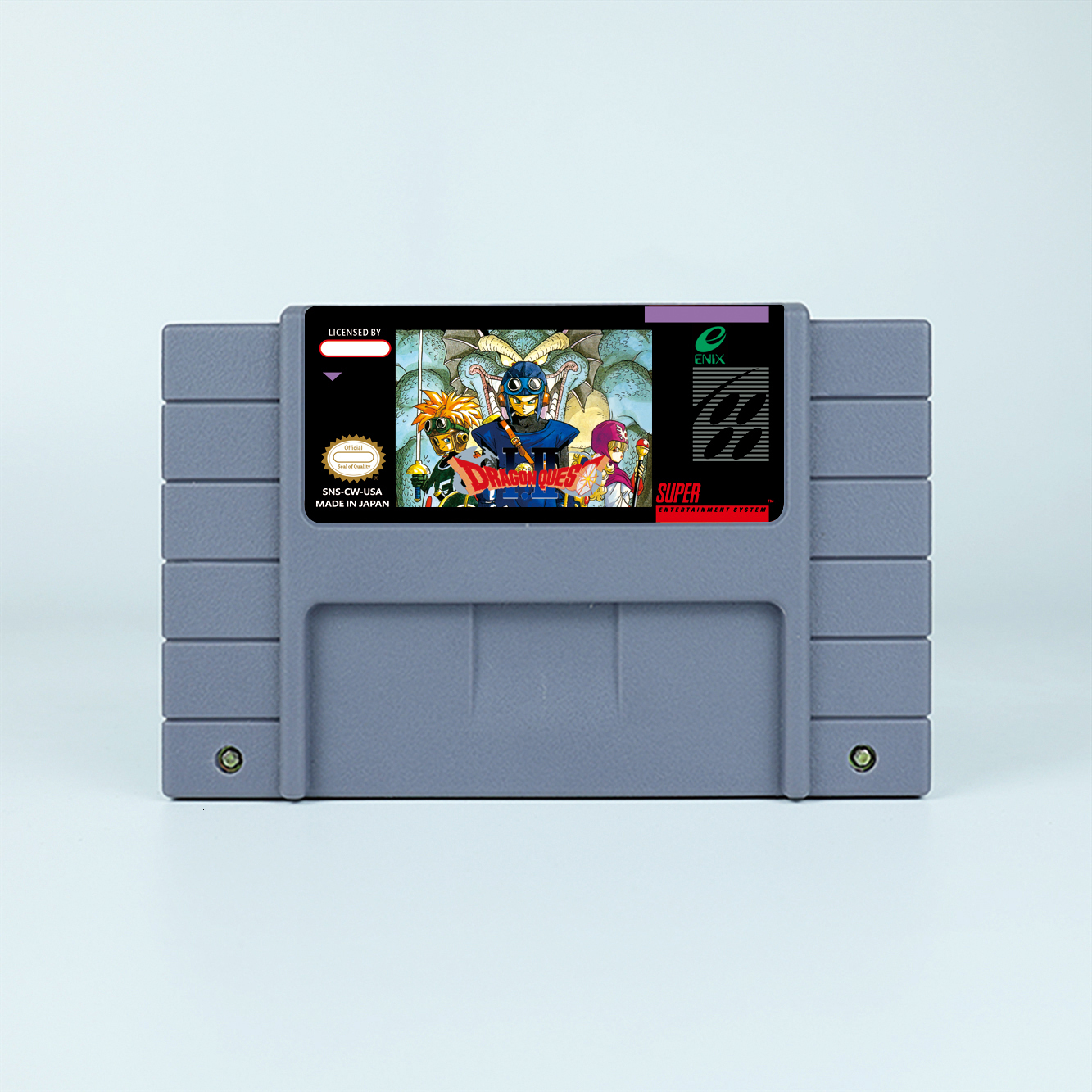 

Memory Cards Hard Drivers RPG Game for Dragon Quest I II III V VI - USA or EUR version Cartridge available for SNES Video Game Consoles 230214