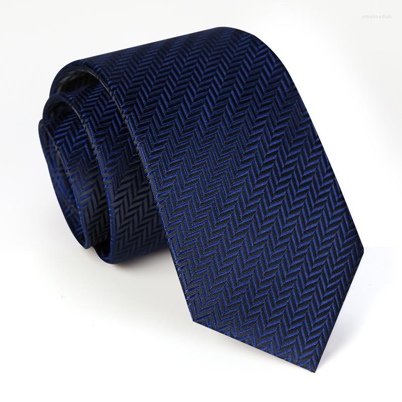 

Bow Ties High Quality 2023 Designers Brands Fashion Business Casual 7cm Slim For Men Herringbone Pattern Necktie With Gift Box