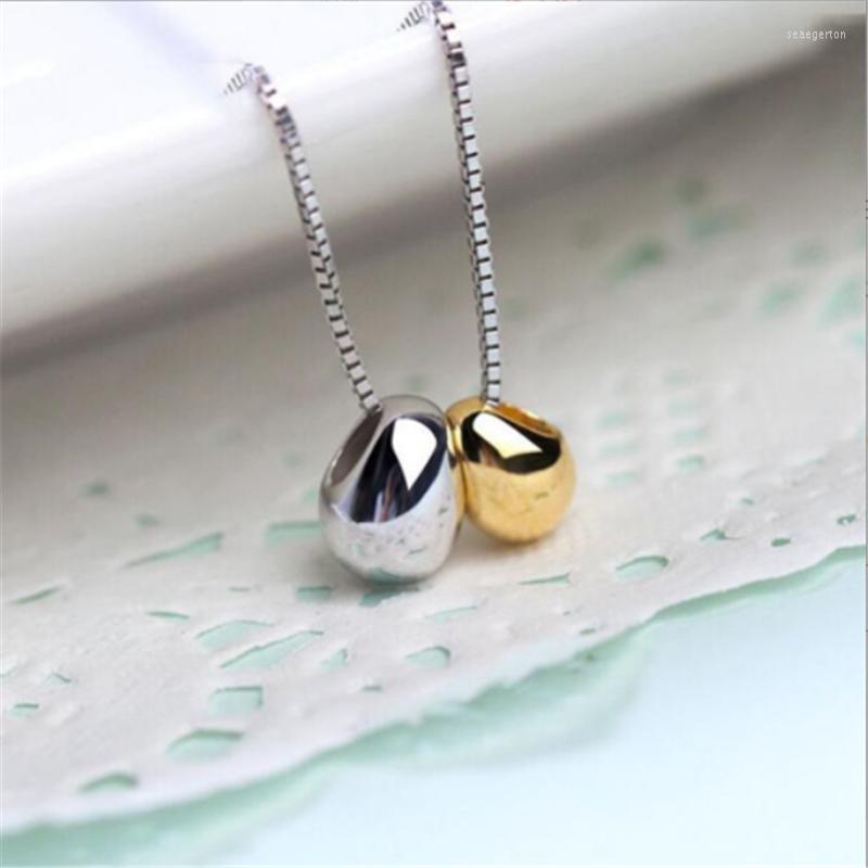 

Pendant Necklaces 2023 Simple Elegant Fashion Classic Personality Creative Angel Double Egg With Chain Female