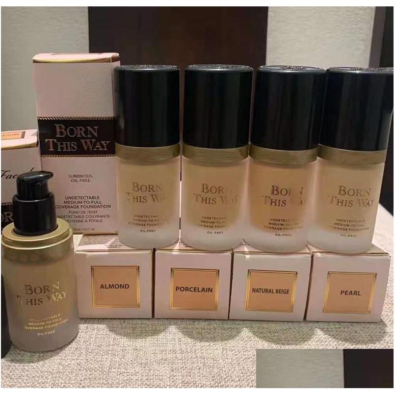 

Foundation Stock Face Makeup Born This Way 30Ml Liquid Concealer Luminous Oil Undetectable Medium To Fl Erage Foundations 4 Drop Del Dhkmb, Randomly sended color