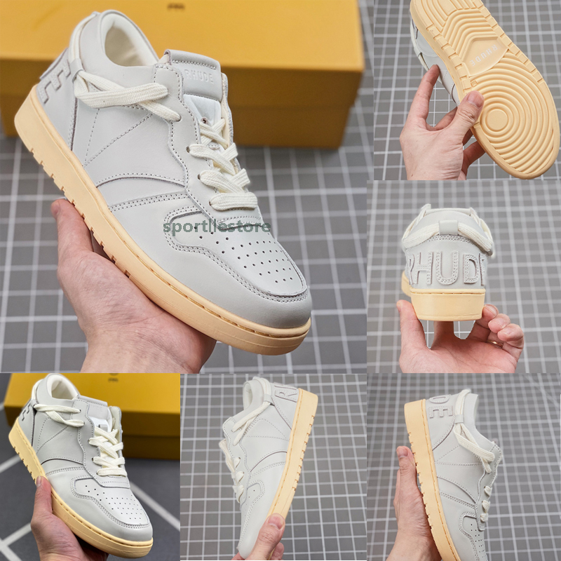 

Shoes Rhude Rhecess Low Designer Shoe Sneakers High Platform Famous 001