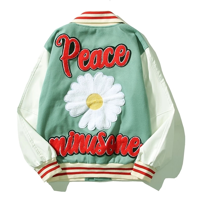 

Men's Jackets Men Women Anime Embroidery Varsity Autumn Hip Hop Harajuku Retro Print Letter Korean College Jacket Baseball Uniform 230213, 01