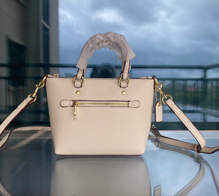

New women's Tote bag Single shoulder cross-body mini smiley bag, White