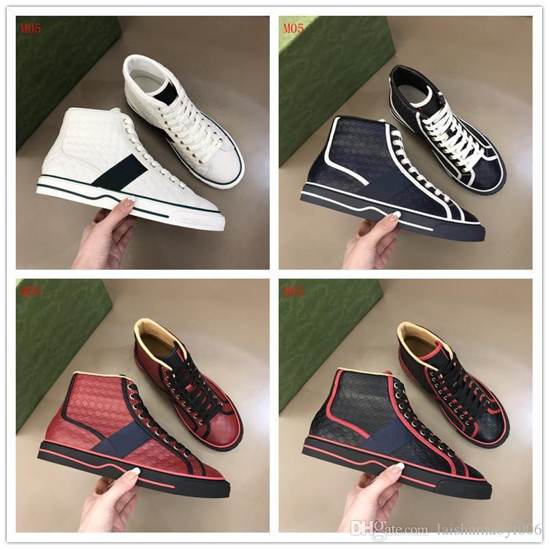 

With Box Designer Sneakers GGity Shoes A1 2022 Tennis 1977 Canvas Casual boots Luxurys Designers Womens Shoe Italy Green And Red Web Stri Oa, With logo #01
