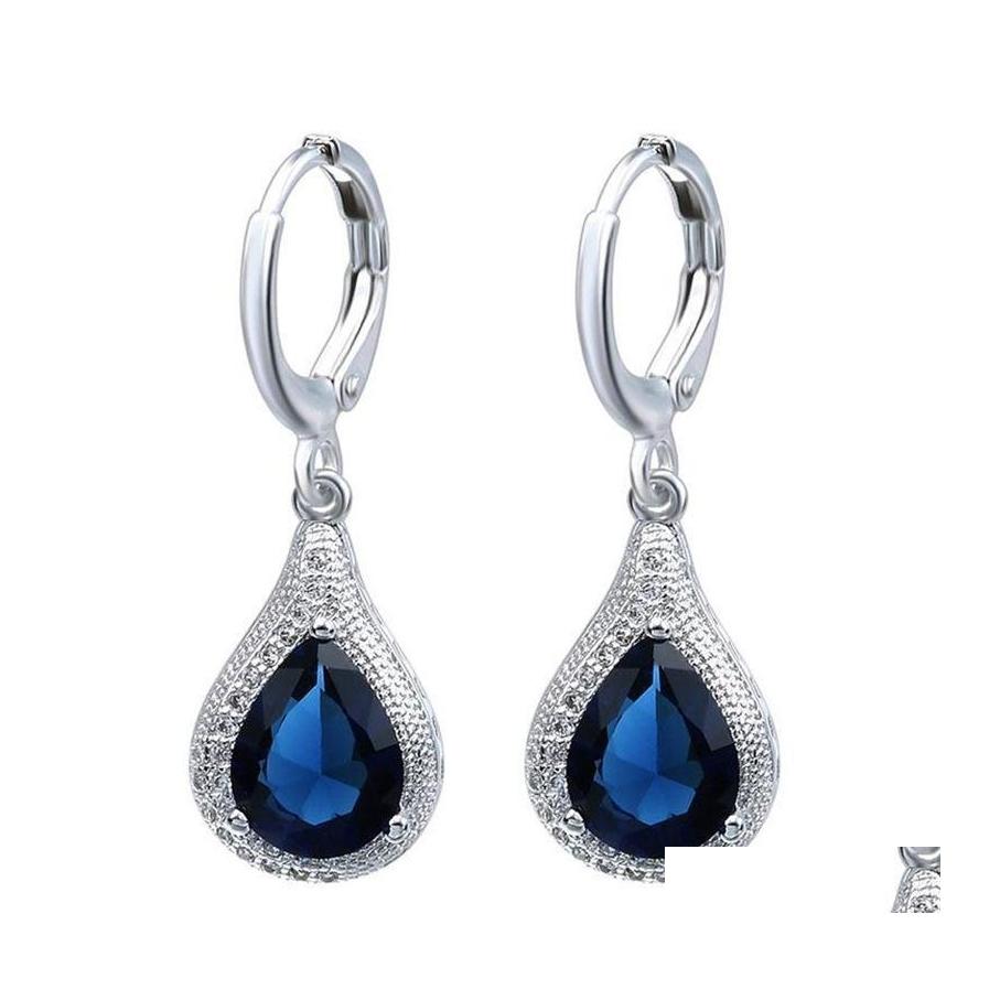 

Dangle Chandelier Luxury Brincos Long Earring Earrings Water Drop Type For Women Fashion Jewelry Delivery Dhfhb