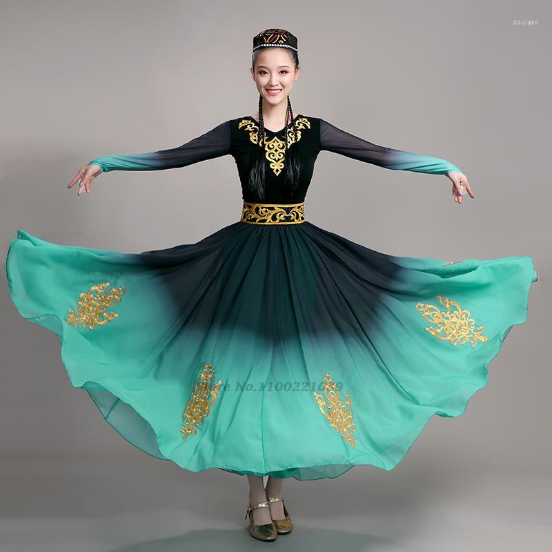 

Stage Wear 2023 Ancient Traditional Chinese Hanfu Dress Woman Vintage Floral Dance Costume Tang Dynasty Festival Party Chiffon, Color1 360