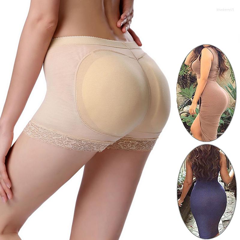 

Women' Shapers Sexy Women Body Shaper Padded BuLifter Panty BuHip Enhancer Fake Hip Shapwear Briefs Push Up Panties Booty Shorts -XXXL, Black