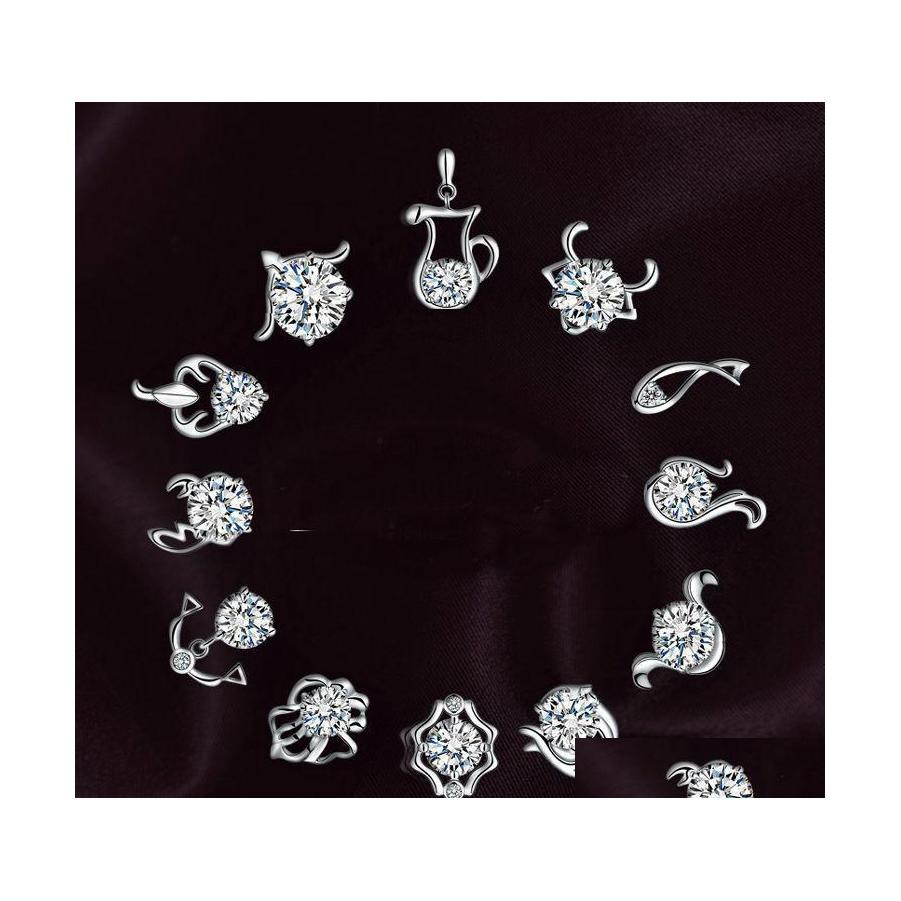 

Stud Earrings Beautifly Genuine Sterling Sier Highgrade Zircon Jewelry Wholesale Ear Sign Earring Drop Delivery Dhnxp