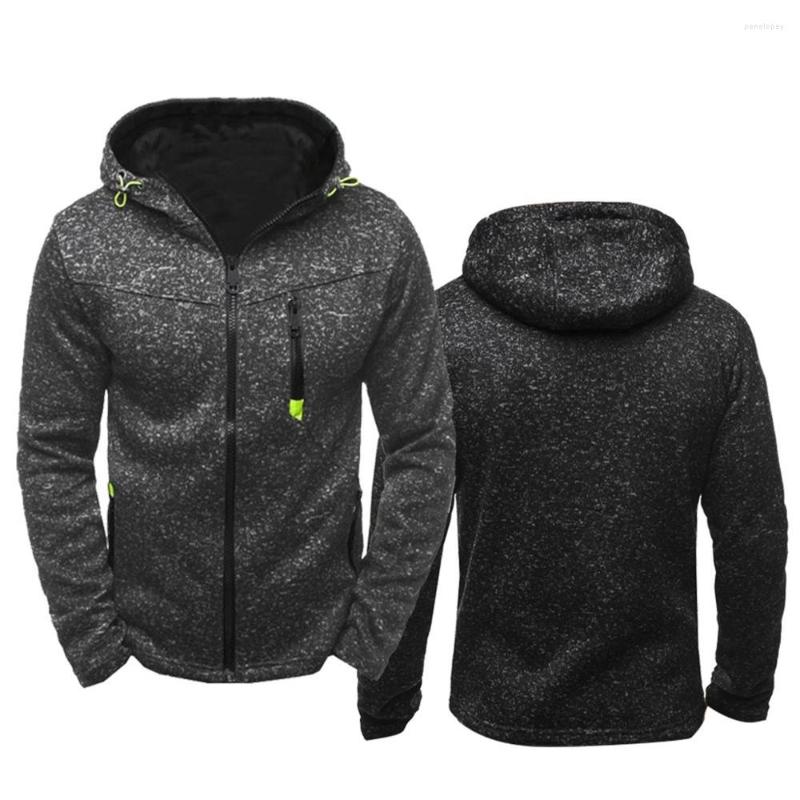 

Men' Hoodies 2023 Men Sports Casual Wear Zipper COPINE Fashion Tide Jacquard Fleece Jacket Fall Sweatshirts Autumn Winter Coat, Black