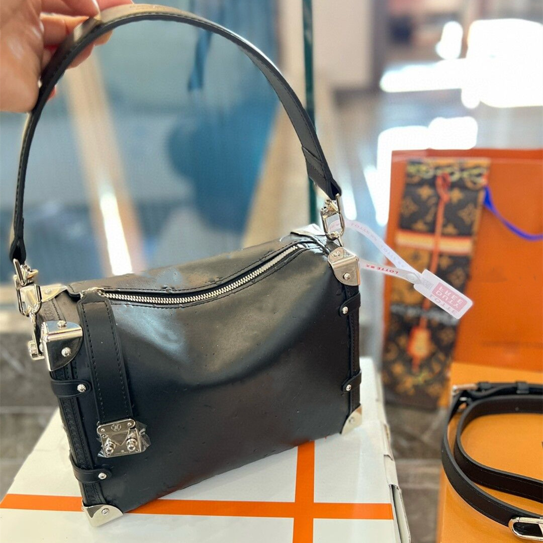 

Womens Genuine Shoulder Bag Classic side trunk Boy Girls Fashion Crossbody Clutch Cosmetic Large Capacity Designer Luxury handbags, Freight difference