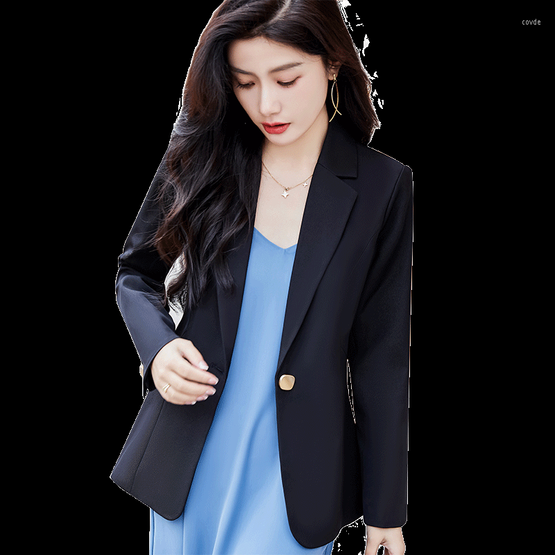 

Women' Suits Fashion Black Blazer Women Business Ladies Jacket Work Female Clothes Office Uniform Styles