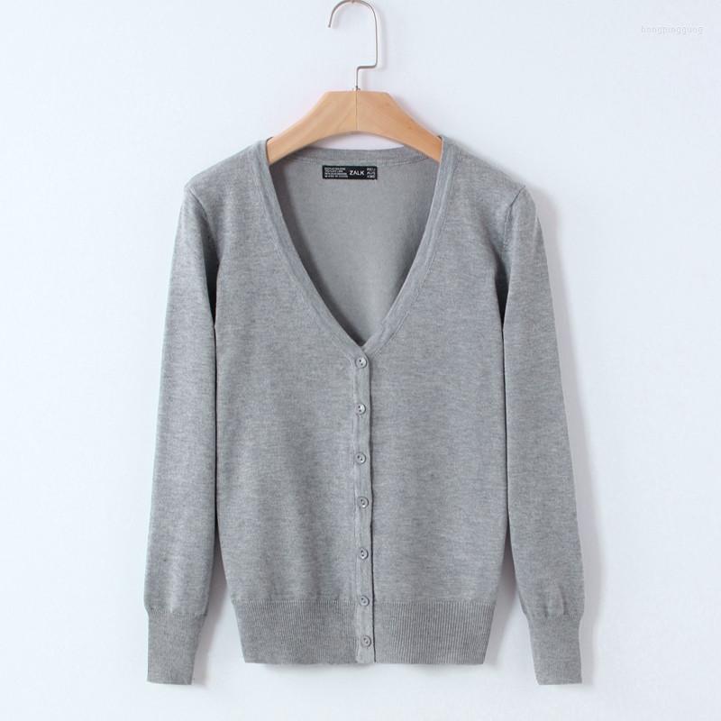 

Women's Knits Autumn Sweater Knitted Cardigan Button Jacket 2023 Spring V-neck Loose Large Size Long Sleeve Casual Tops For Women 4XL, Blue