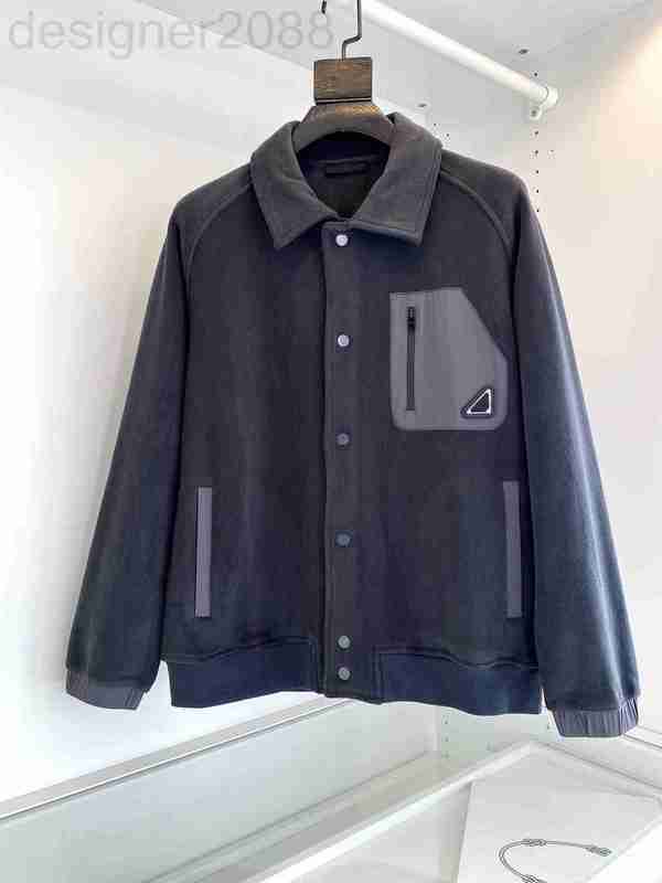 

Men's Jackets Designer Luxury Mens jacket autumn winter new warm fleece single breasted design top casual s 6I2P, Brown