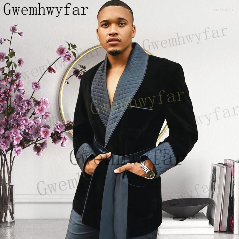 

Men's Suits Gwenhwyfar (Jacket Pants) Tailor-Made Black Velvet Male Set 2 Pcs Groomsman Wedding Party Suit For Man 2023 Slim Fit Custom Made