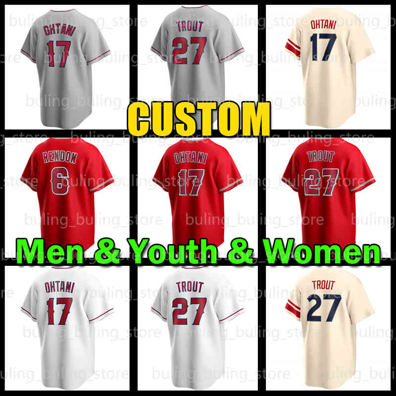

Shohei Ohtani Jersey Mike Trout Jared Walsh Baseball Los Angeles Anthony Rendon David Fletcher Jo Adell Angels Luis Rengifo Max Stassi Hunter Renfroe Brett Phillips, Women new jersey(t s)