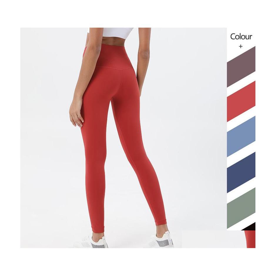 

Yoga Outfits Solid Color High Waist Stylist Gym Clothes Womens Workout Legging Lady Elastic Dancing Bodysuit Tight Drop Delivery Spo Dhpne, Black