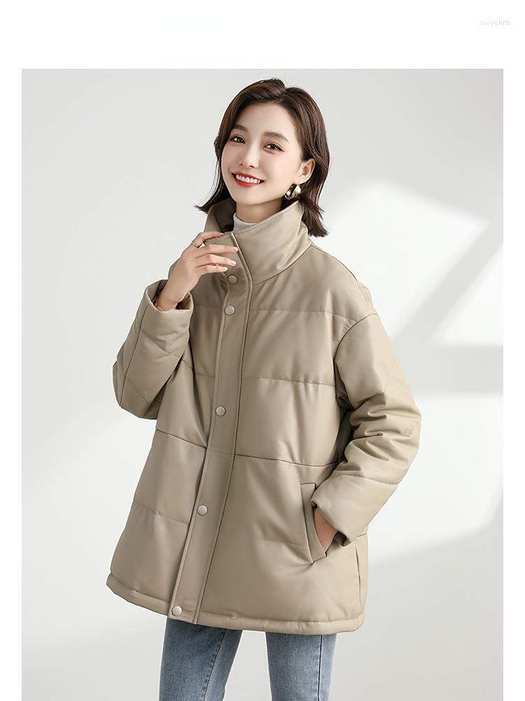 

Women' Leather 2023 Genuine Sheepskin Jacket Women Winter Down Coats For Real Jackets Puffer Coat Warm Chaquetas Mujeres, Beige