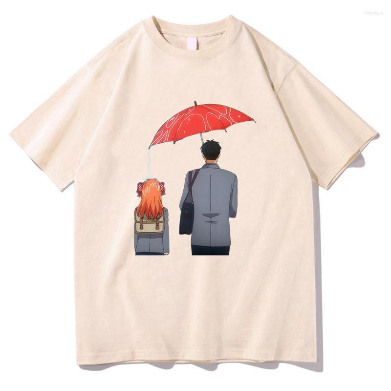 

Women's T Shirts Monthly Girls' Nozaki-kun Chiyo Sakura Oversized T-shirts WOMEN Cotton Japanese Anime Aesthetic Fashion Tee, Blank
