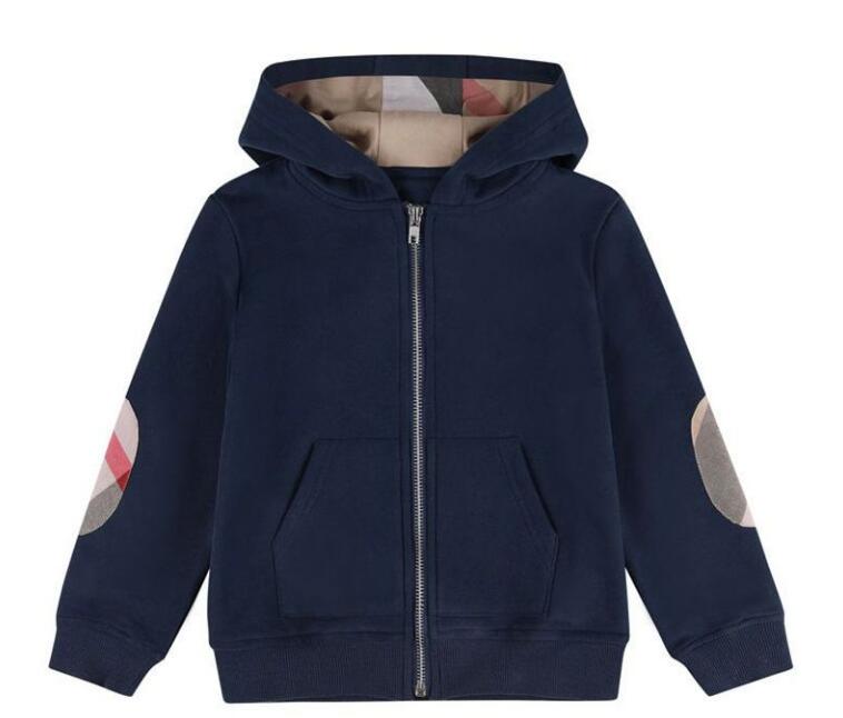 

spring kids designer clothes baby boy girl hoodies zipper cardigan children coat, Gray