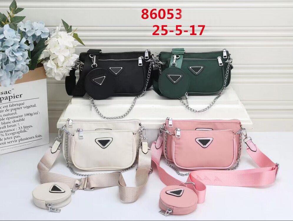 

Sale 3 piece cost effective man womens Designers bags handbags hobo purses lady handbag crossbody shoulder channel totes fashion Wallet bag, Pink size:20cm*6cm*11cm