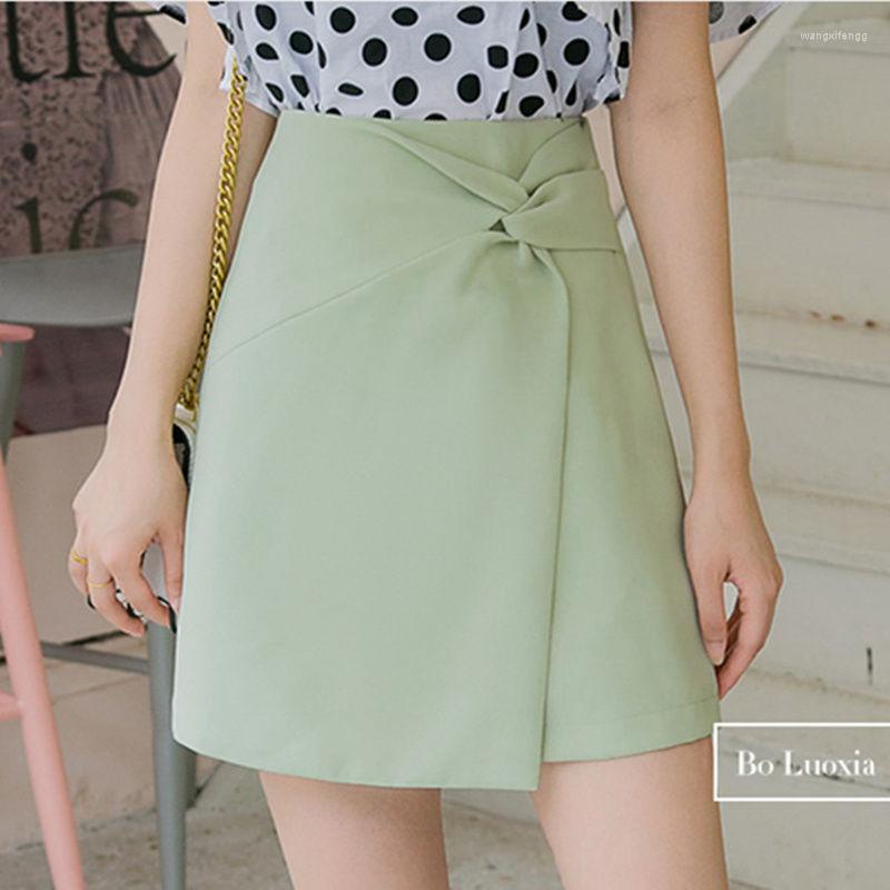 

Skirts Woman High Waist A- Line Skirt Women' 2023 Spring And Summer Bowknot Regular Mujer Faldas Saias Mulher, White