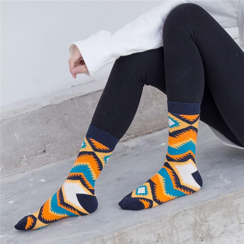 

Women Socks Unisex Happy Art Abstraction Creative Pattern Original Sock Couple Fruit Pineapple Fashion Funny Spring Winter, Flower