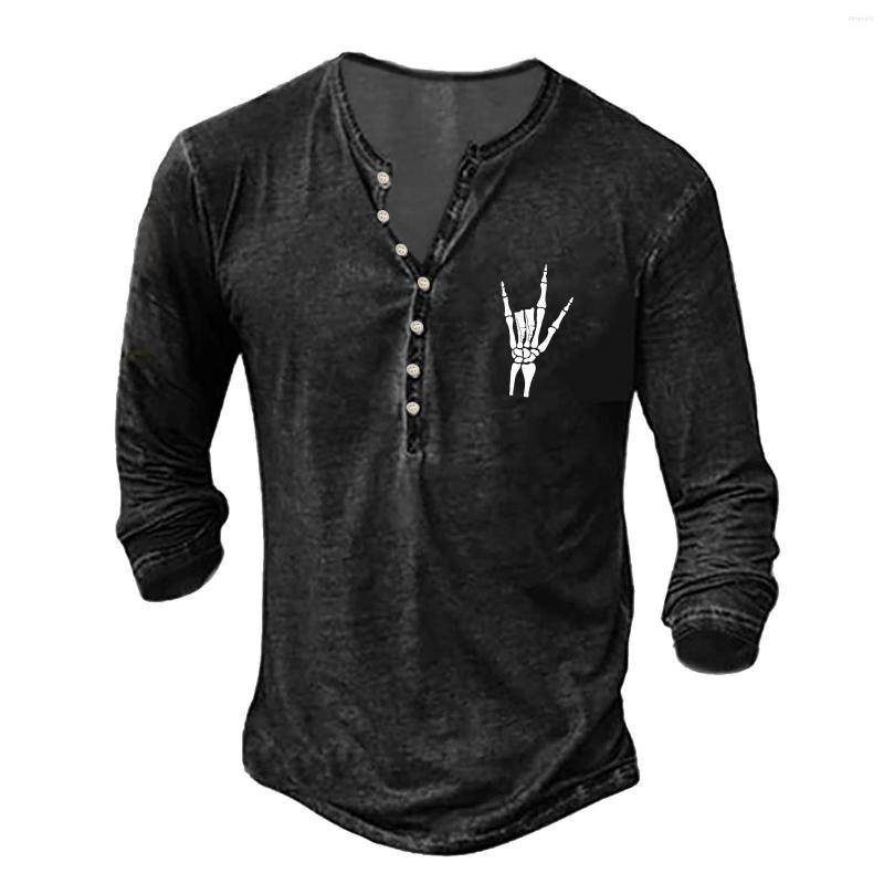 

Men's Casual Shirts Mens Socks No Show T For Men Loose Fit Summer Fashion Retro Old Basic Button Placket Small Print Long Sleeve Shirt, Black