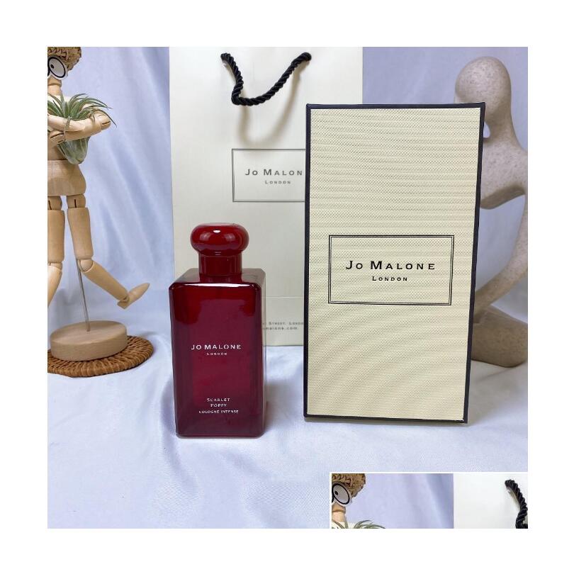 

Solid Perfume Jo Malone Per 100Ml Scarlet English Pear Wild Bluebell T For Men Women Eau De Parfum 3.3Oz Amazing Smell Portable Spra Dhkfn