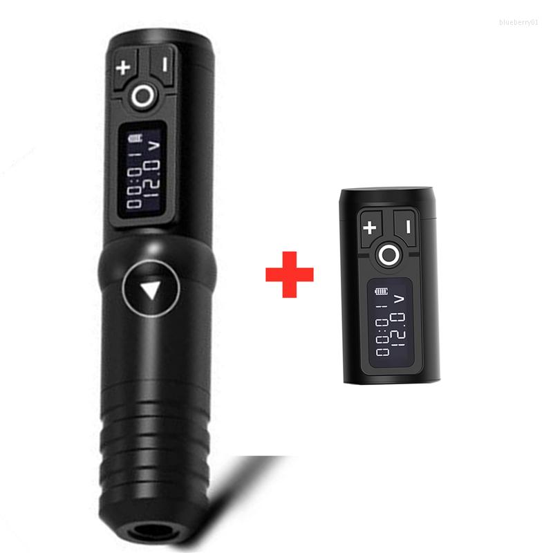 

Tattoo Machine 2023 Arrival Ambition Flash Wireless Pen 1650mAh Lithium Battery Power Supply LED Digital For Body Art