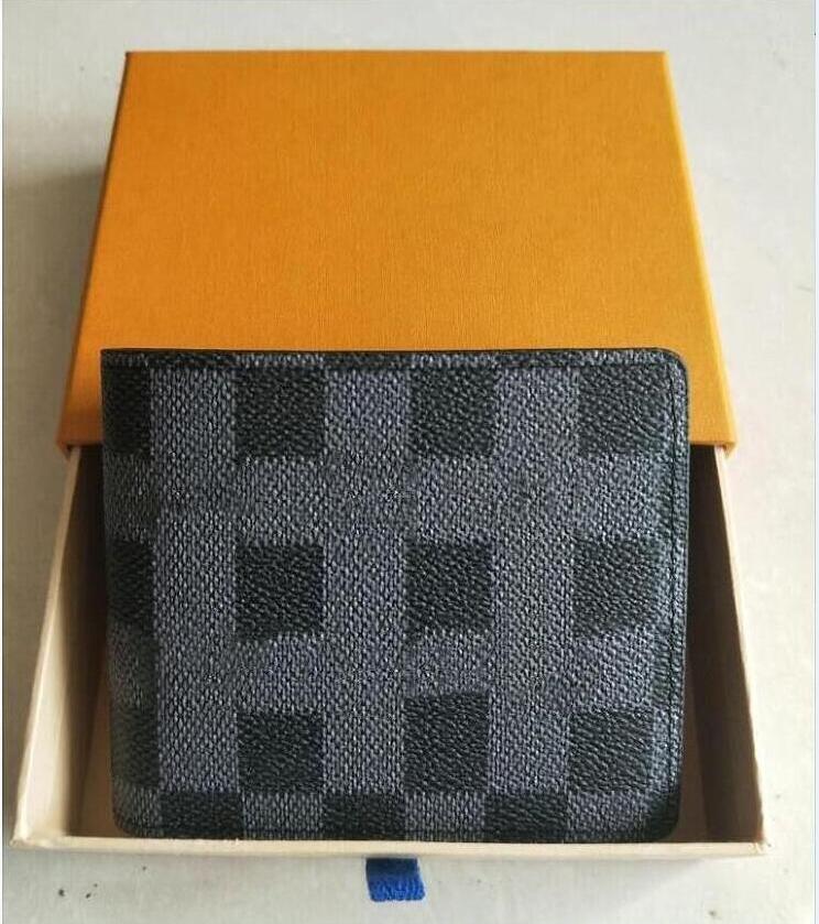 

Designer wallet Luxury short Wallets Card Holders Famous for Men women purse Clutch Bags with gift box 037, Black flower
