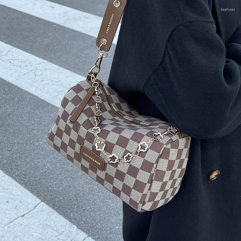 

Evening Bags Women's PU Belt Bag Designer Luxury Chain Brand Handbag 2023, Black