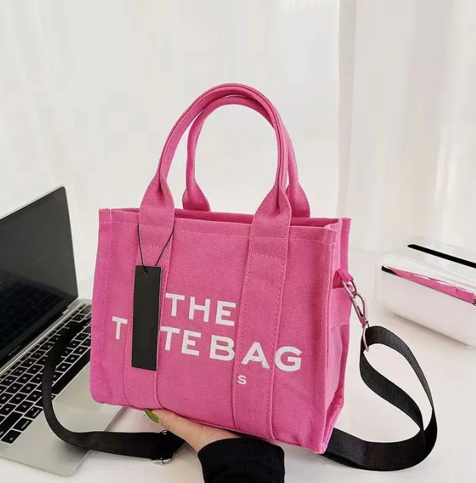 

Totes Marc The Tote bag large leather Women Handbag Casual Mini Canvas Shoulder Bag Designer Black Bags Crossbody Jocobss Luxury FashionESS, 37