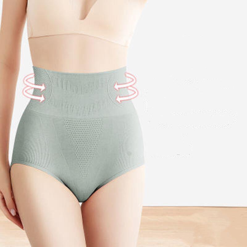 

Women's Panties Sexy Seamless Abdomen High-Waist Lingeries With Filter Underpants Female Cotton Breeched Menstrual Woman Tanga, A045-13-khaki